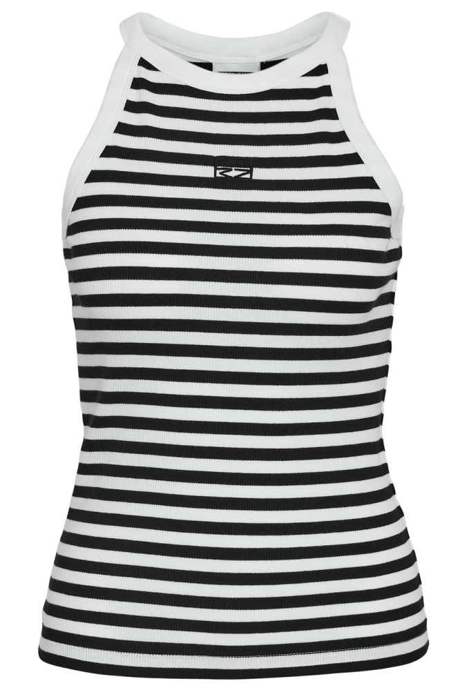 NMJUDY S/L TANK TOP JRS FWD 27034426 BLACK/BRIGHT WHITE